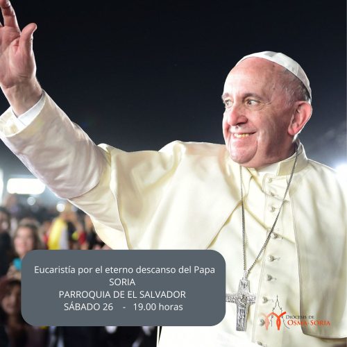 Misa por el Papa en Soria